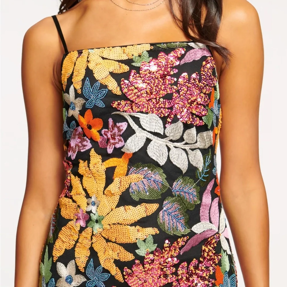 Ramy Brook Gio Sequin Mini Dress Size 10 NWOT - Picture 3 of 13